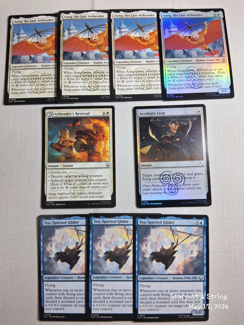 Avatar The Last Airbender MTG Book 1 Early Journey Card Lot 30 Count